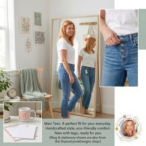 Mavi Tess Jeans High Rise Skinny, Size: 25, Straight Leg Jeans, Button Down Jean